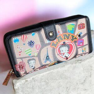 NWT LANY BETTY BOOP Wallet Zipper 7 x 4"